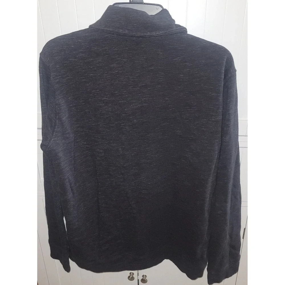 Velvet‎ By Graham Spencer Men's Charcoal Knit Henley Sweater Size M